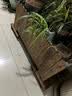 冠乐家 花盆底座木制移动托盘带滚轮万向轮移动托盘花架 加厚碳化防腐木质移动花托 长方形45*30cm四个轮子 实拍图