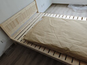 零树 实木床主卧双人床家具【包安装】 1.5m*2m床+5cm椰棕床垫 JY-004 实拍图
