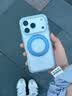 第一卫DIVI【360°旋转支点壳】适用苹果iPhone17ProMax手机壳支架磁吸MagSafe全包超薄防摔镜头保护套透明 实拍图