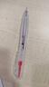 得力（deli）速干按动红色中性笔 0.5mm双球珠ST笔头学生中性笔刷题笔红笔送老师双核芯红色12支/盒S08-E 实拍图