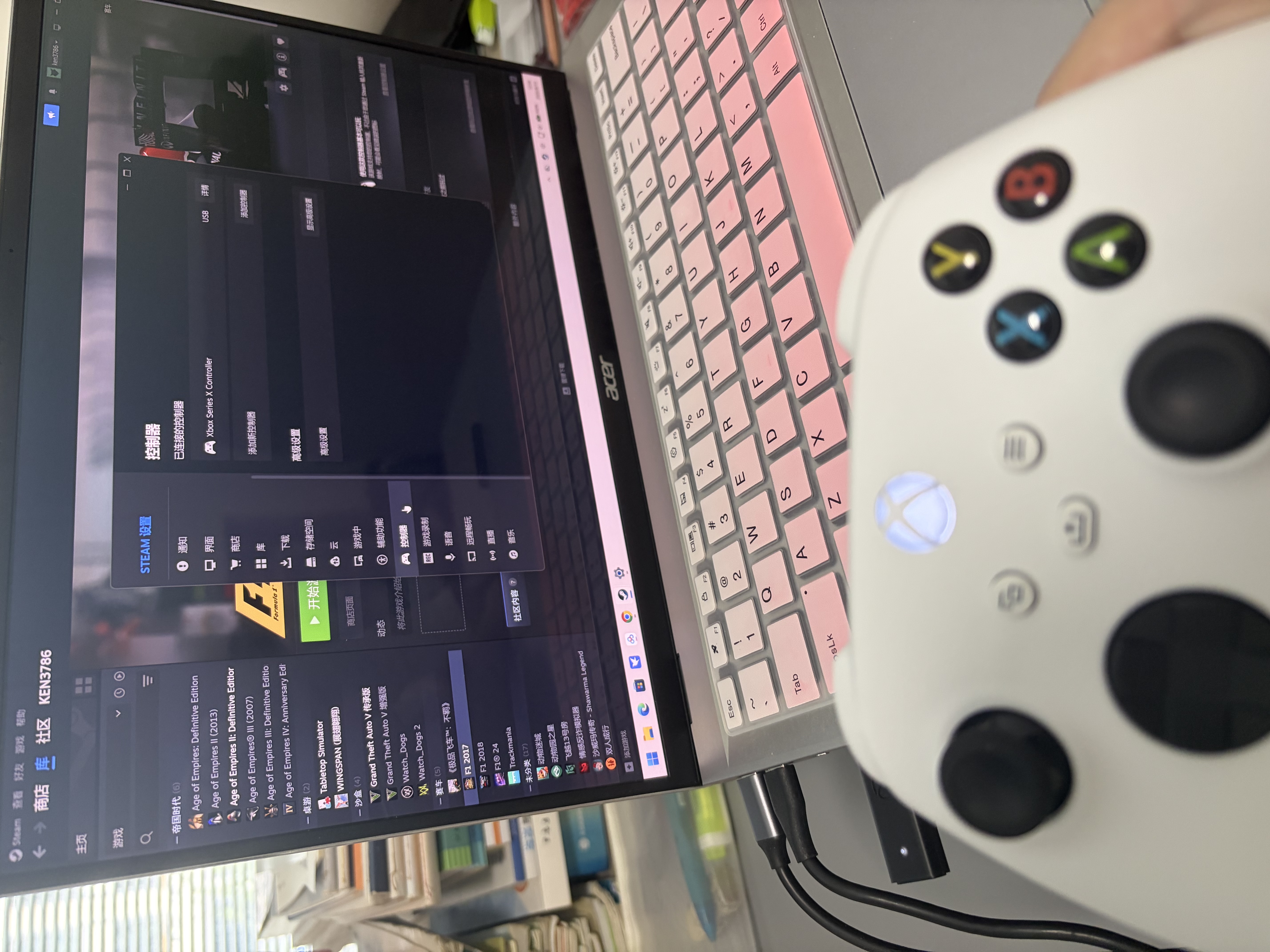 XBOX原装xss微软xbox手柄国产全新适配器ones无线Series二代接收器XSX充电电池精英二代手柄充电底座 【二代接收器+series充电组】C口 实拍图