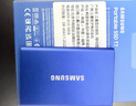 三星（SAMSUNG）2TB Type-c USB 3.2移动固态硬盘（PSSD） T7蓝色 NVMe传输速度1050MB/s 手机直连Mac mini外接 实拍图