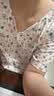 宜而爽【100%纯棉】睡衣女一等品短袖T恤上衣夏季宽松新疆精梳全棉 实拍图