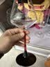 格娜斯（CRISTALGLASS）勃艮第红酒杯套装家用大号水晶玻璃葡萄酒高脚酒具460ml两只红杆 实拍图