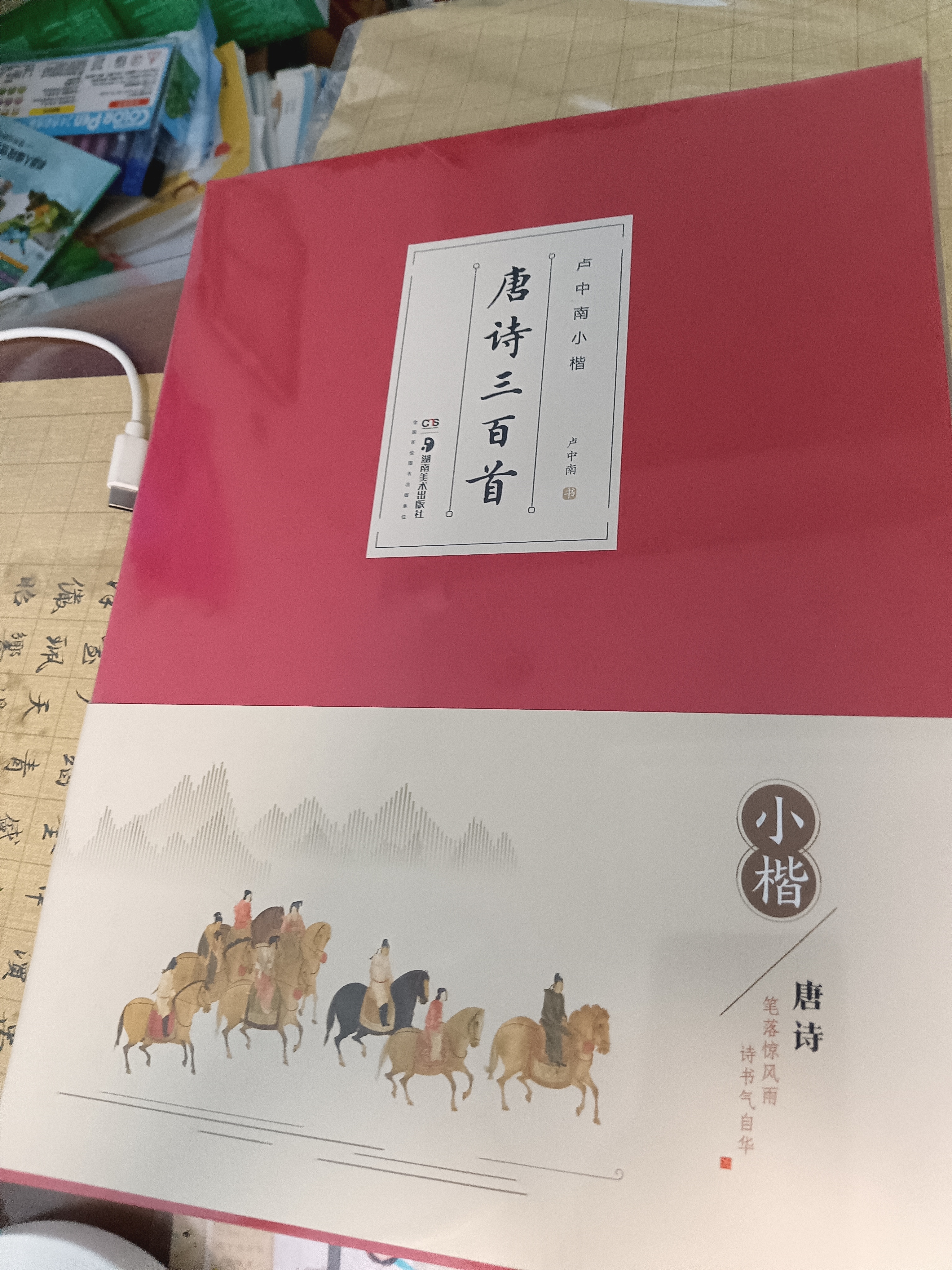 华夏万卷毛笔字帖 卢中南小楷字帖唐诗三百首+宋词三百首(2本套) 成人楷书字帖簪花小楷书法精装正版 实拍图