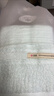 洁丽雅10A级抗菌纯棉毛巾 柔软吸水新疆长绒棉洗脸巾2条装粉+兰运动 实拍图