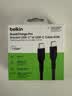 贝尔金（BELKIN）苹果充电线 数据线type-c 苹果17充电 手机快充线 USB-C电源线电脑快充线 1米编织款 黑色 CAB024 实拍图