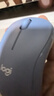 罗技（Logitech）M221 轻音鼠标 无线鼠标 办公鼠标 对称鼠标 带无线微型接收器 雾霭蓝 实拍图