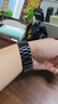 斯泰克 适用华为手表watch5/4/gt6/5/4/3/2/pro/保时捷/荣耀magic2/oppo watch4pro不锈精钢三株替换表带 实拍图