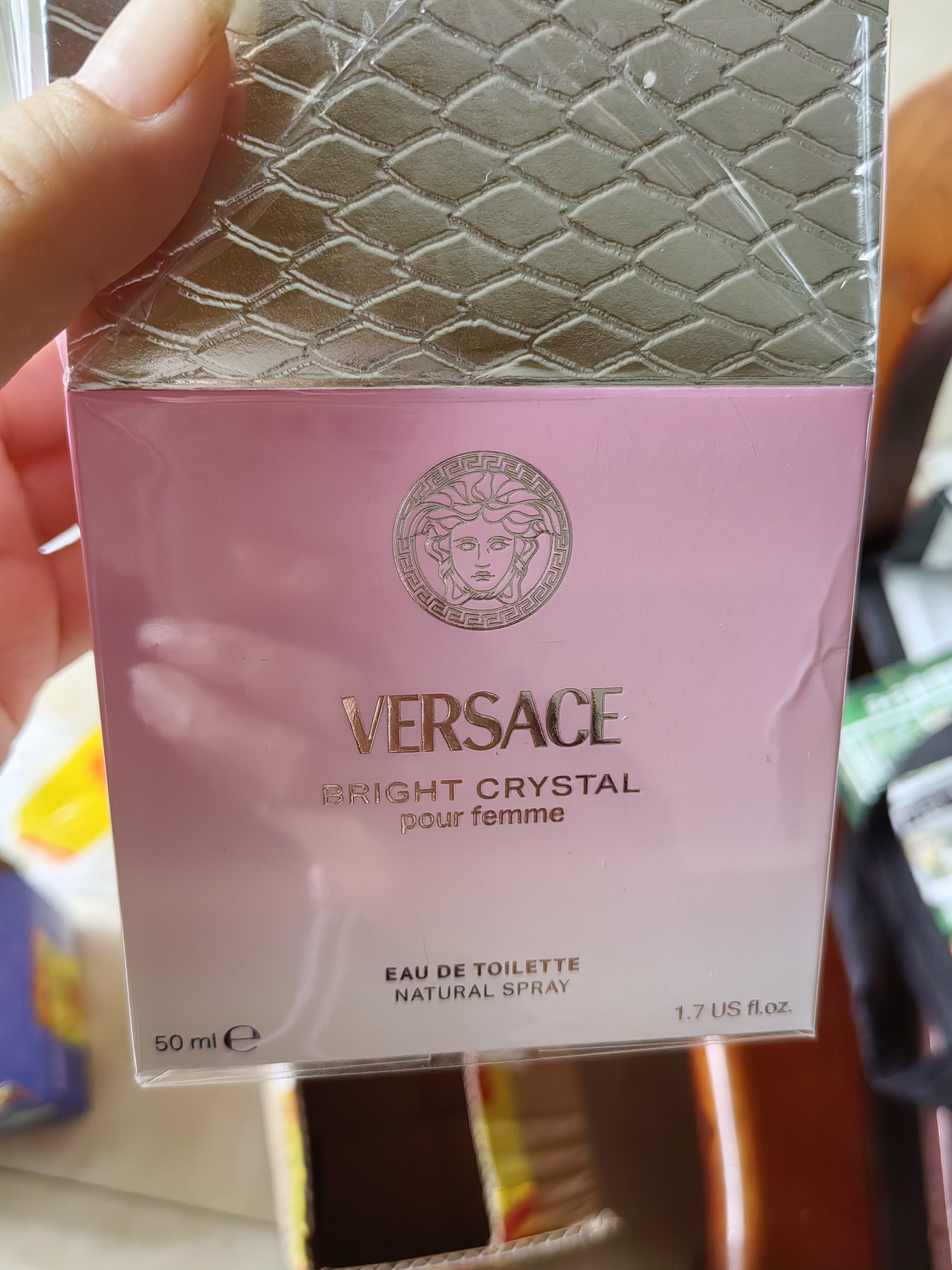 范思哲（VERSACE）晶钻女士淡香水50ml 花果香调生日礼物丁禹兮同款 实拍图