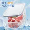 佳帮手冰箱保鲜盒食品级抗菌收纳盒密封水果蔬菜冷冻盒1500ml3只装 实拍图