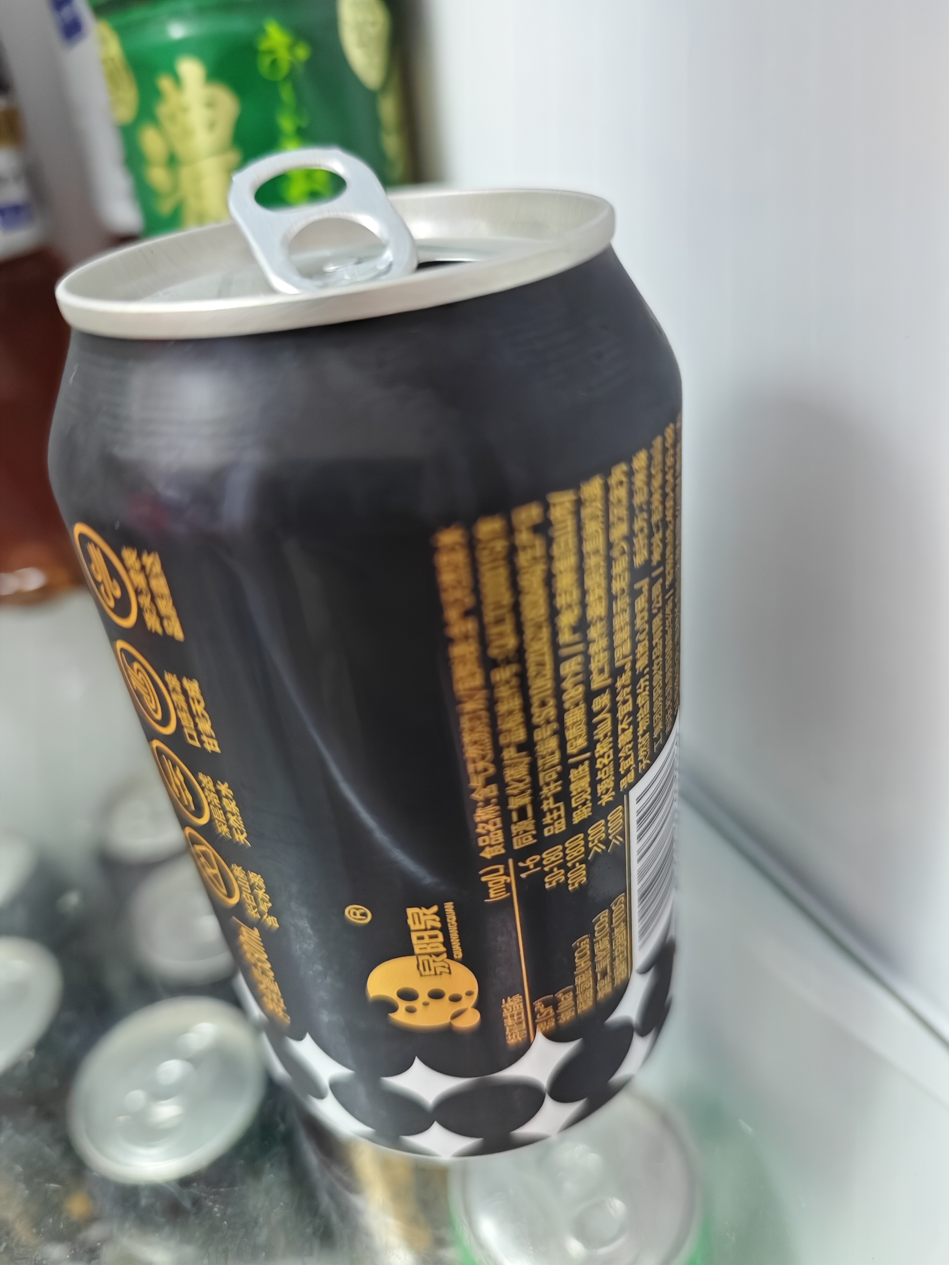 长白山天源泉阳泉生产天然苏打水 气泡水整箱装330ML*24罐 实拍图