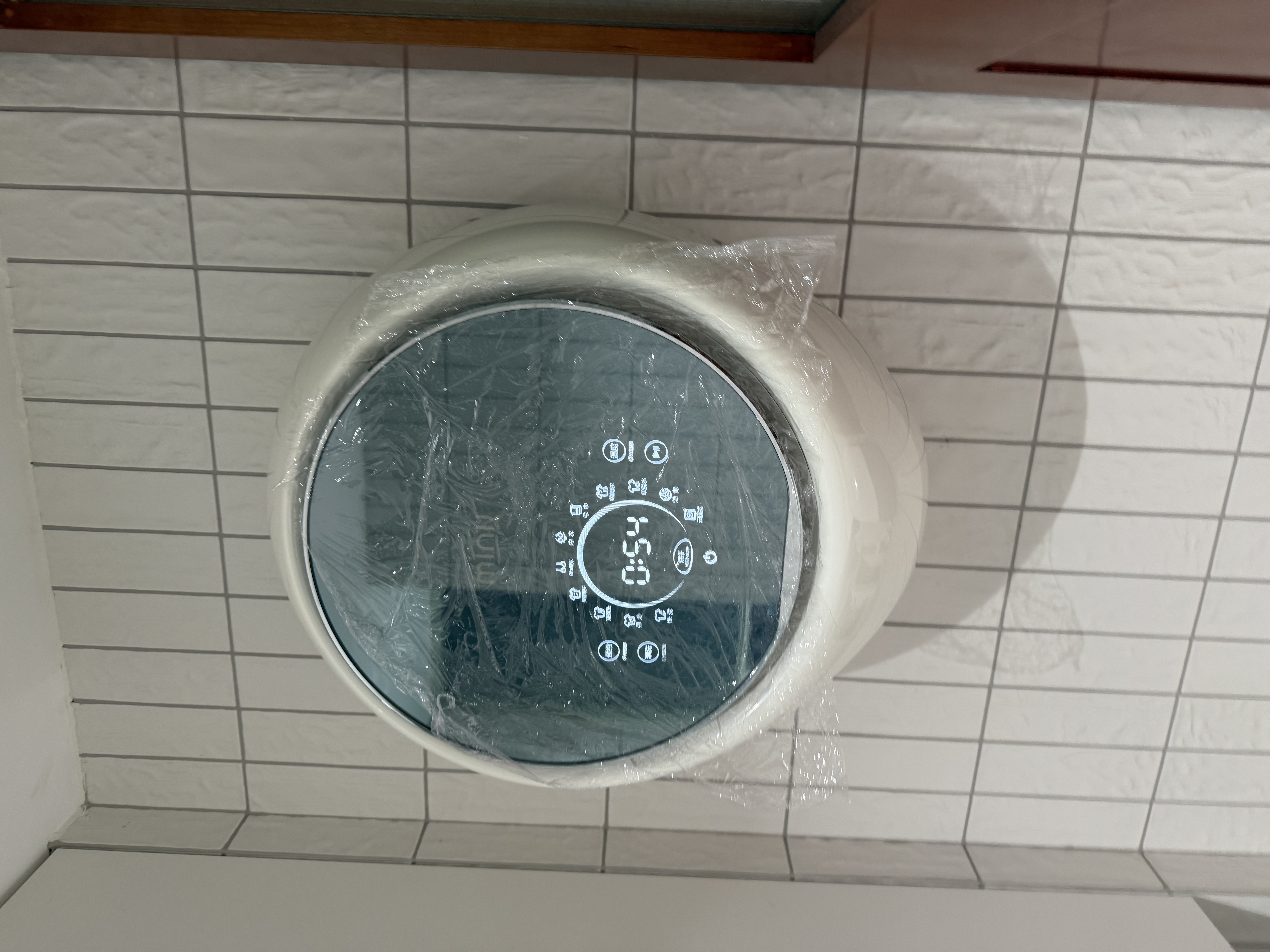 小吉（MINIJ）小水滴壁挂洗衣机1.1kg迷你内衣裤洗衣机洗烘一体 一级能效 低温柔烘V7-XMB 实拍图