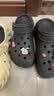 卡骆驰（CROCS）檀健次同款经典泡芙洞洞鞋百舒适男沙滩鞋女鞋休闲鞋|207521 黑色-001(含智必星) 37 (230mm) 38 实拍图