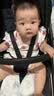 H&M童装女婴裙子2026夏季新款棉质飞袖印花洋气连衣裙1315438 白色/草莓 90 52 (1.5-2Y) 实拍图