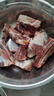 龙大肉食 黑猪肋排块净重4斤 免切排骨块 （含软骨）猪肉生鲜 烧烤食材 实拍图