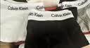 Calvin Klein【七夕礼物】男士ck三条装提花棉质防夹臀低腰平角内裤 XL 礼物 实拍图