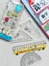 晨光（M&G）文具学生绘图套尺史努比尺子套装小学生考试 4件套（直尺15cm+三角尺*2+量角器）开学文具 实拍图