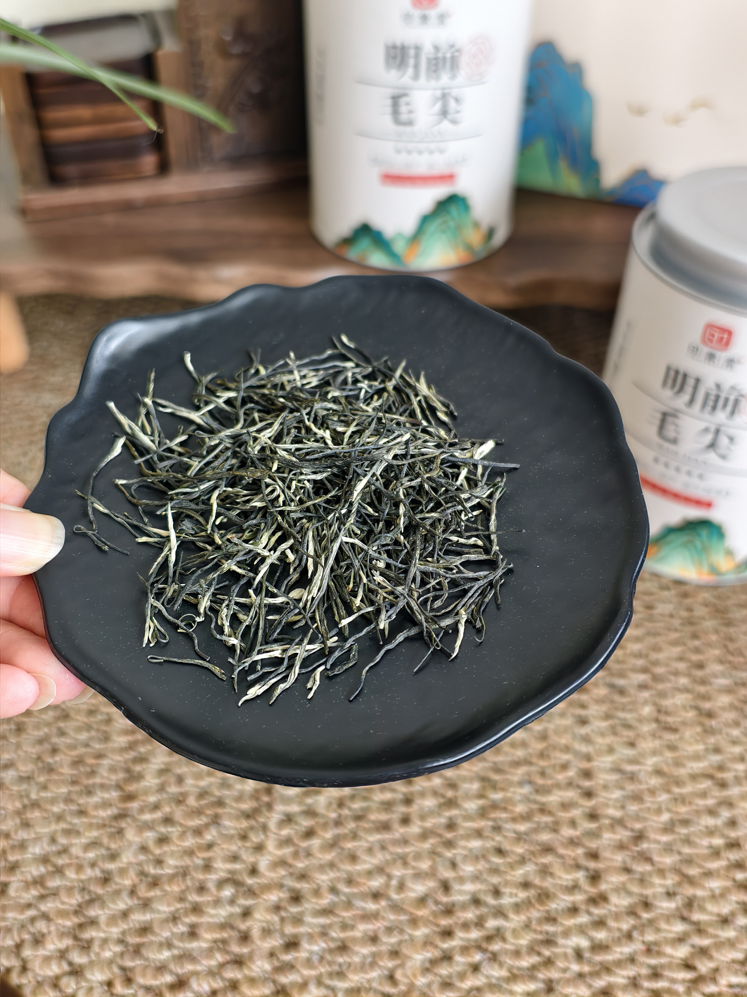 印象堂茶叶特级毛尖绿茶明前春茶蒙顶山原产嫩芽2026新茶自己喝300g礼袋 实拍图