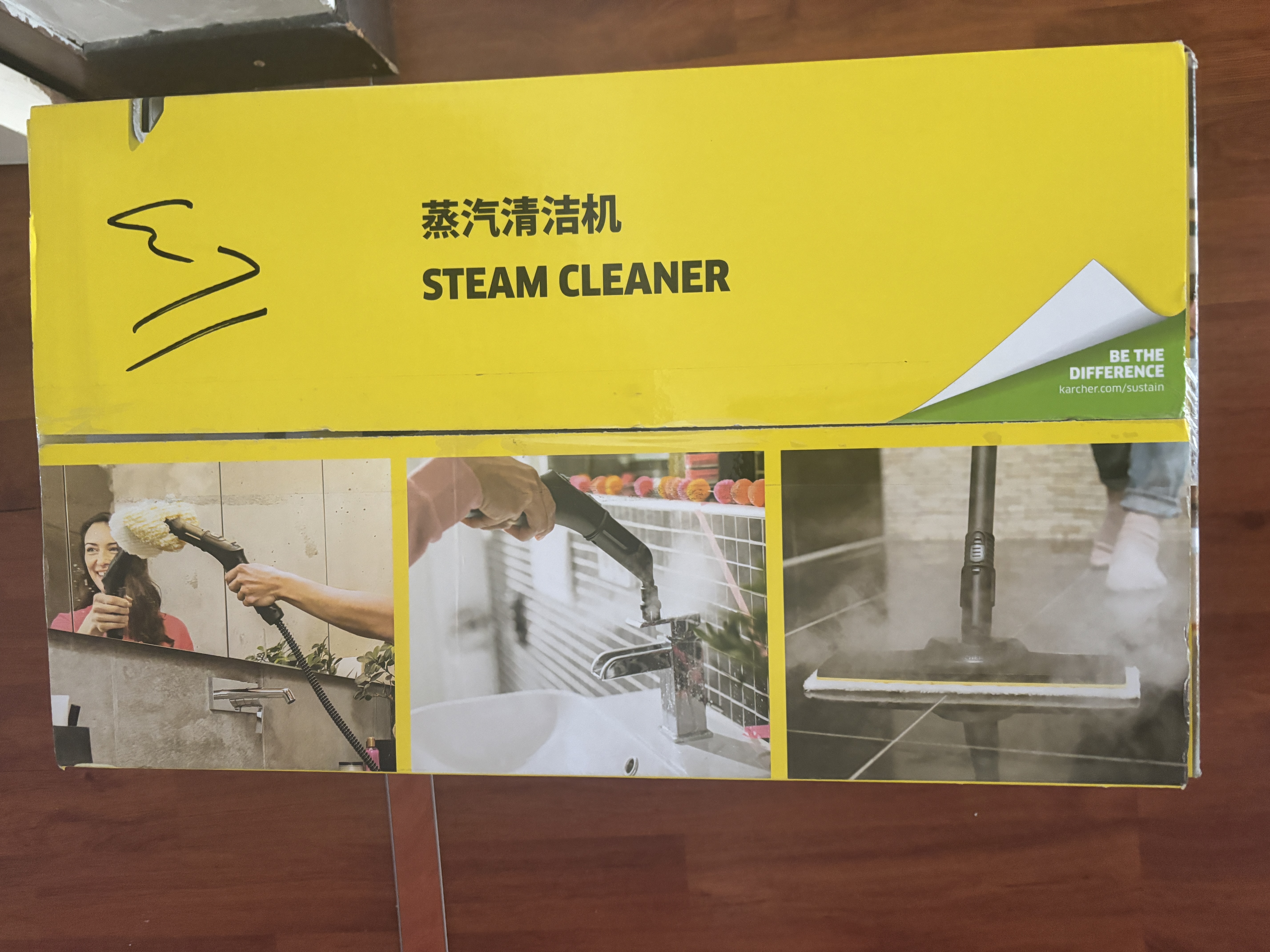 KARCHER德国卡赫 蒸汽拖把拖地家用高压高温清洁机全屋厨房油烟机空调清洗一体机30秒速热洗地机杀菌SC3 标准版 实拍图