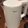 美的（Midea）电热水壶食品级304不锈钢自动断电双层防烫全钢无缝1.5L容量 MK-HJ1566 实拍图