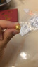 金小貅黄金转运珠女足金999福袋吊坠3D硬金钱袋路路通送女友礼物宝宝金 0.5g,福袋转运珠 实拍图