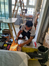 金贵夫人双杆晾衣架手摇式阳台升降晾衣杆家用晒衣架晒被子手动室内凉衣架 【高硬度碳钢】圆杆冰川银2.0米 实拍图