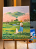 中盛画材（transon）亚麻油画布框50*60颜料板油画框初学者工具丙烯颜料内框带框子套装diy长方形速写马克笔绘画艺考 实拍图