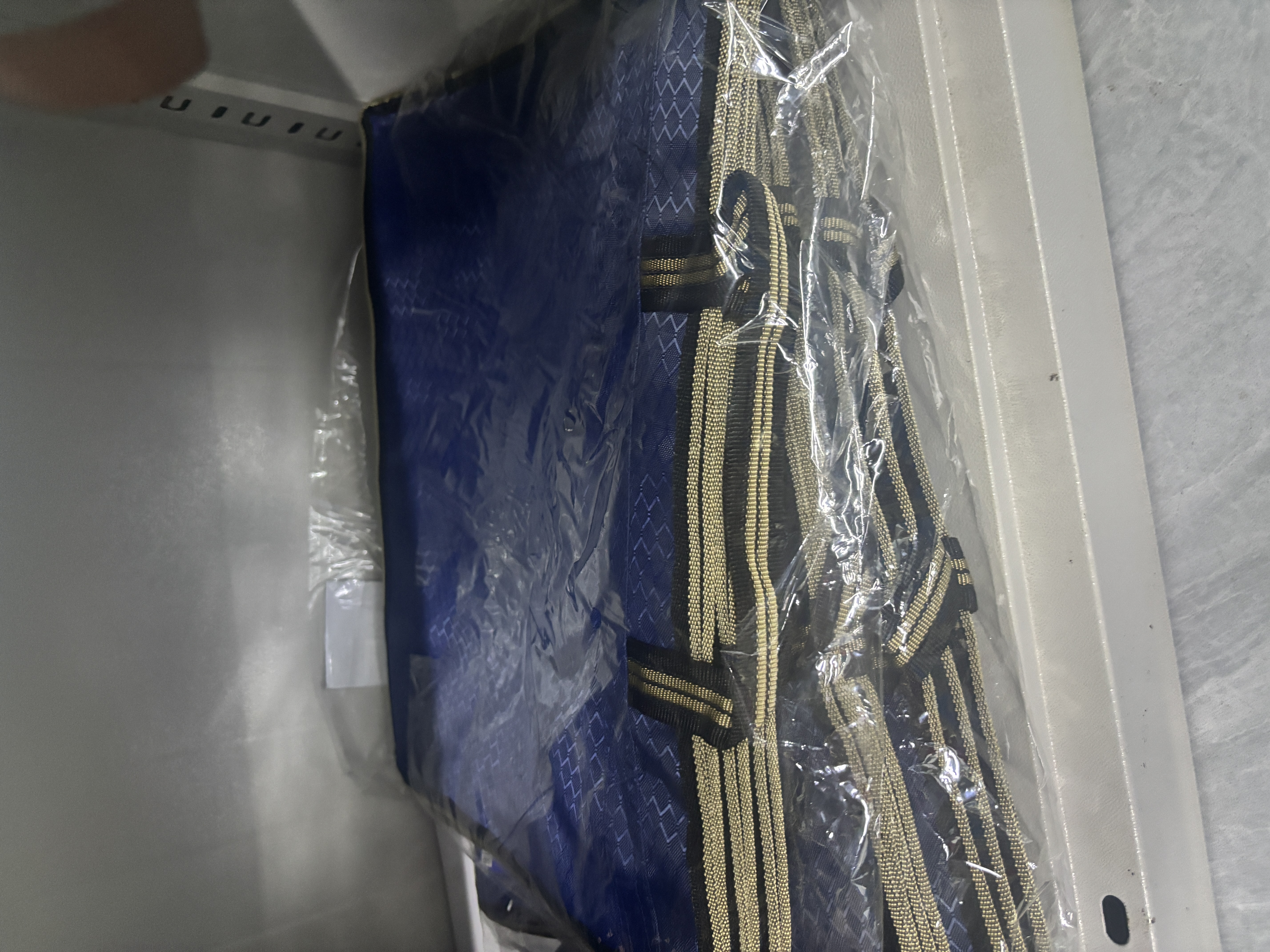 百利文【5个装】H136蓝色立体手提袋公文袋文件袋资料收纳袋办公会议手提袋拉链袋男士通勤手提收纳包 实拍图