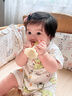 马博士婴儿牙胶磨牙胶棒2个月以上牙咬胶防吃手宝宝玩具喇叭牙胶 黄绿色 实拍图