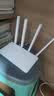 小米（MI）小米路由器【二手9成新】家用无线速率双千兆5G双频WIFI宽带移动联通电信校园网四天线穿墙王高速1200M 【四天线】小米3C配电源送网线 实拍图
