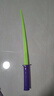 伸缩武士刀3D打印武器玩具萝卜刀重力出剑宝剑 3D伸缩武士玩具-紫绿色 实拍图