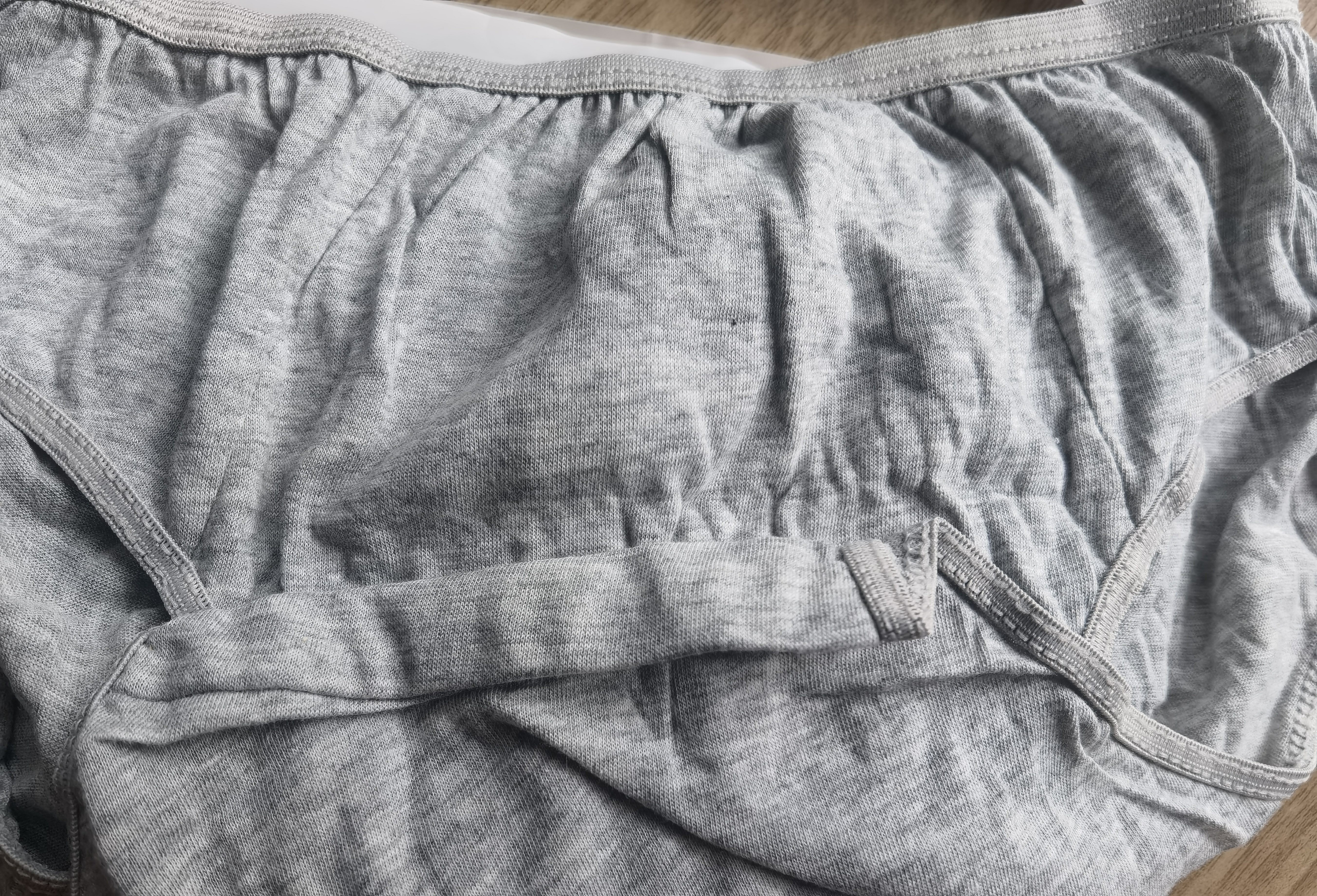 Freego纯棉一次性内裤男灭菌免洗日抛5条独立装旅行商务出差男灰三角2XL 实拍图