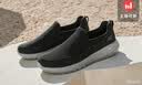 斯凯奇（Skechers）健步鞋男鞋秋冬季新款一脚蹬运动鞋休闲软底舒适布鞋 实拍图
