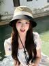 Charm Kendo防晒帽子女夏季渔夫帽户外登山遮脸太阳帽男双面防紫外线时尚帽子 黑色 生日礼物送女朋友老婆 实拍图