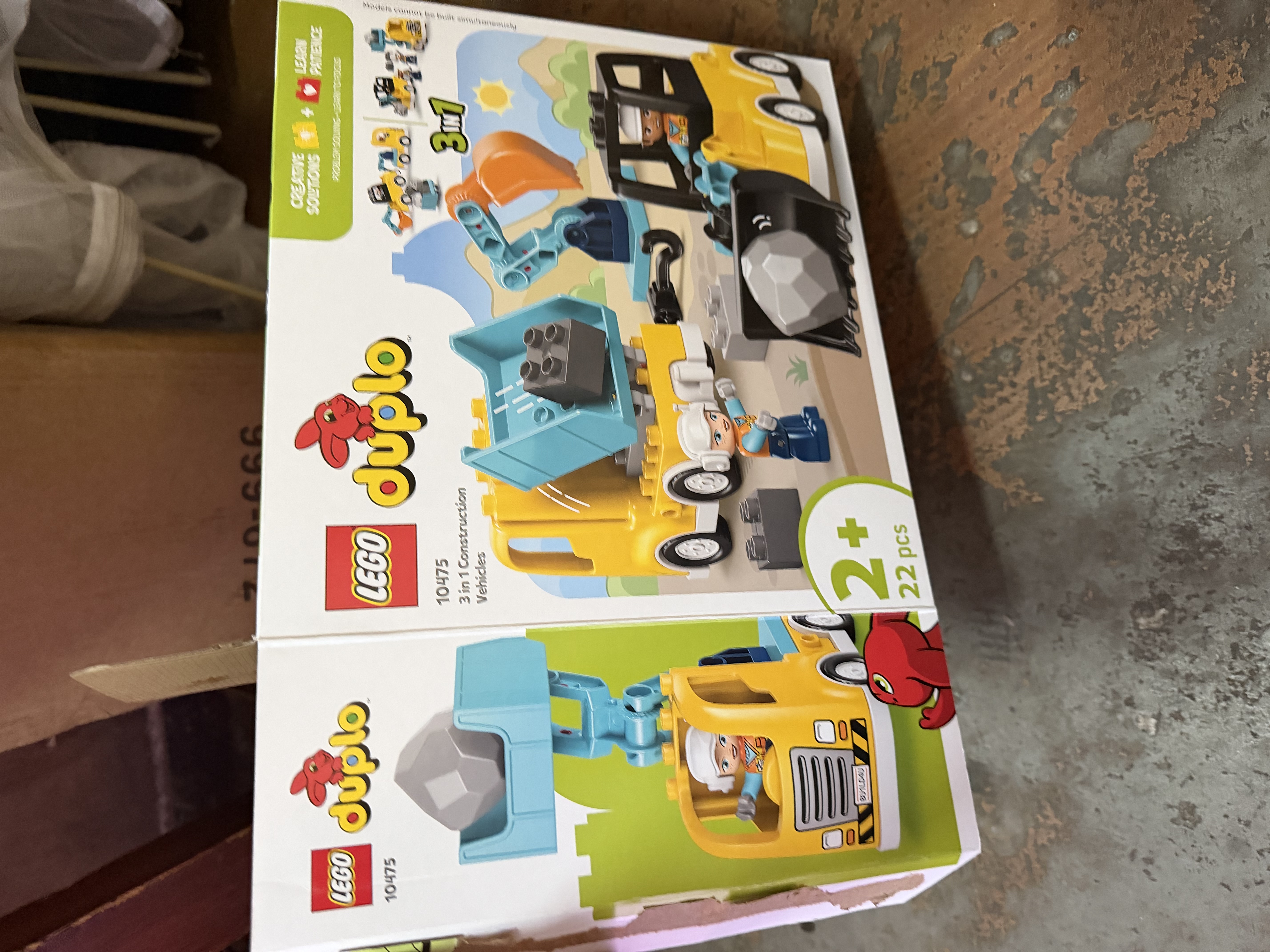 乐高（LEGO）积木得宝10475 3合1建筑工程车男女孩儿童玩具生日礼物大颗粒 实拍图