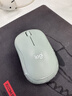 罗技（Logitech）M221 轻音鼠标 无线鼠标 办公鼠标 对称鼠标 带无线微型接收器 薄荷绿 实拍图