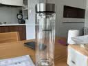 希诺双层玻璃杯男家用商务办公泡茶杯子过滤车载水杯XN-9607 410mL 实拍图