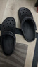 卡骆驰（CROCS）贝雅洞洞鞋男鞋女鞋轻便耐磨一脚蹬拖鞋休闲鞋百搭花园鞋|10126 黑色-001(含智必星) 41 /42(260mm) 实拍图