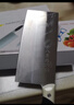 十八子作菜刀三合钢厨师专用桑刀2号切片刀切丝切菜刀锋利家用商用刀具 实拍图
