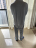 雅鹿男士睡衣男款春秋2026新款100%纯棉长袖全棉宽松可外穿家居服套装 NSSJ-梦幻蓝 【100%纯棉】 2XL -180/100A 【建议140-160斤】 实拍图
