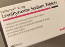 【原研药】优甲乐左甲状腺素钠片 50μg*100片/盒 3盒装 实拍图