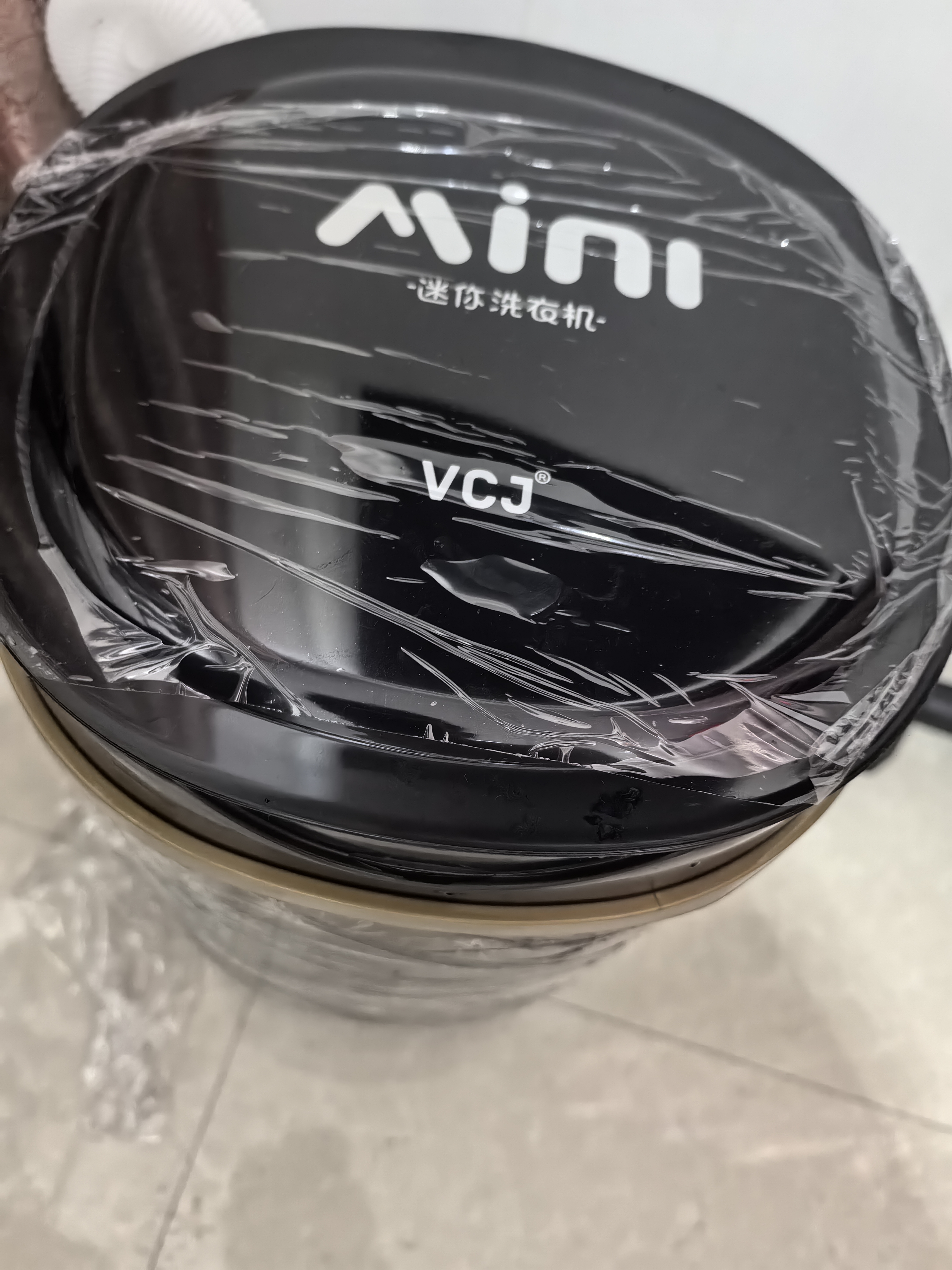 VCJ洗衣机半全自动迷你洗衣机小型洗脱一体小型家用母婴内衣裤洗袜子神器儿童单身人宿舍出租房 新4.5KG【立体水洗去污*定时降噪快洗】暗夜黑 实拍图