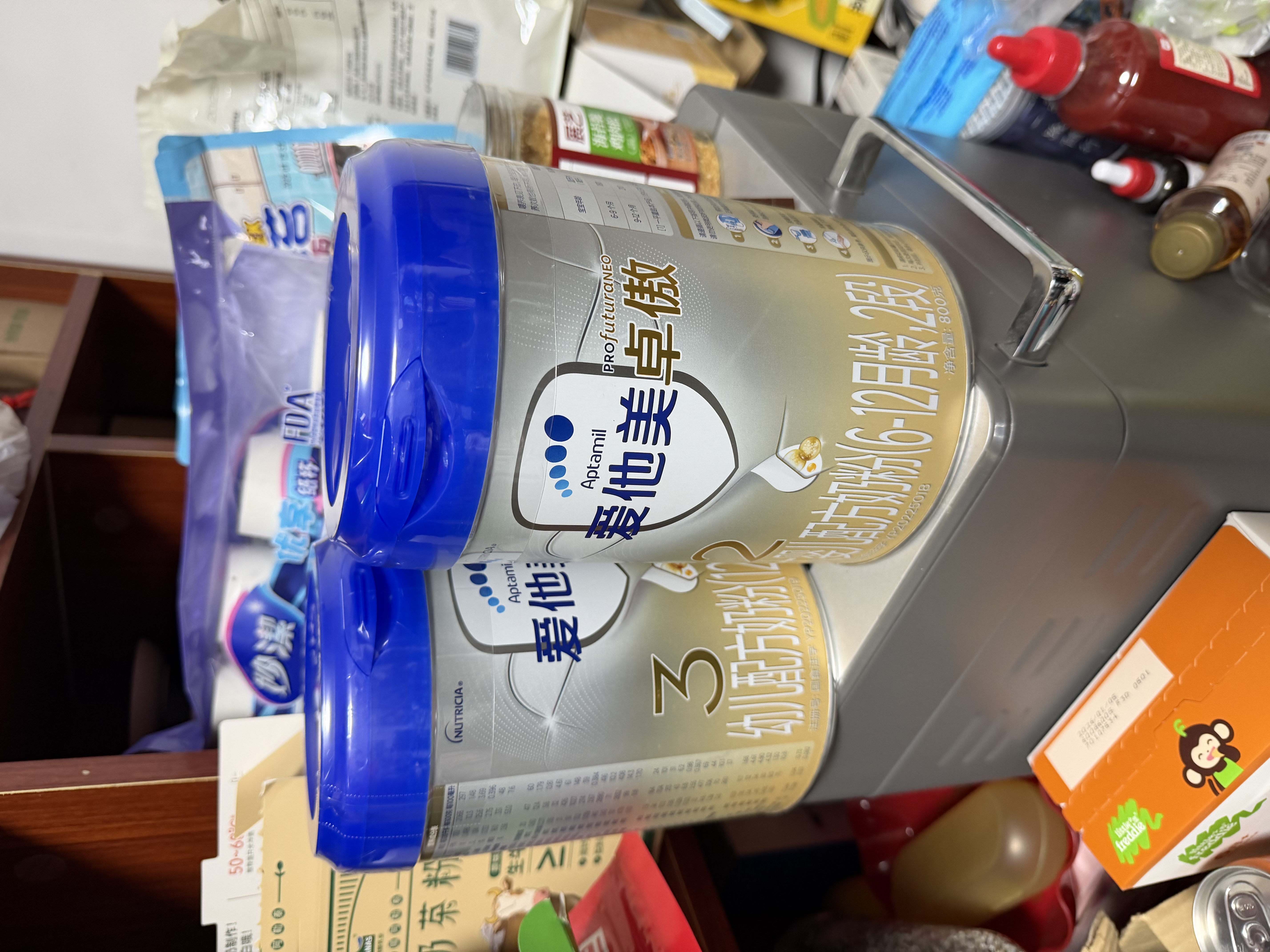 爱他美（Aptamil）爱他美 卓傲幼儿配方奶粉 3段(12-36个月) 800g*1罐 益生元 实拍图