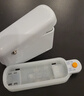 得力（deli）活页打孔器六孔省力打孔机套装 赠活页环扣24个 可调节小型a4凭证装订机夹条蓝色TA856-T 实拍图