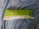 七海秋一次性雨鞋套防水防滑雨靴脚套加厚塑料男女通用鞋套长筒灰6只装 实拍图
