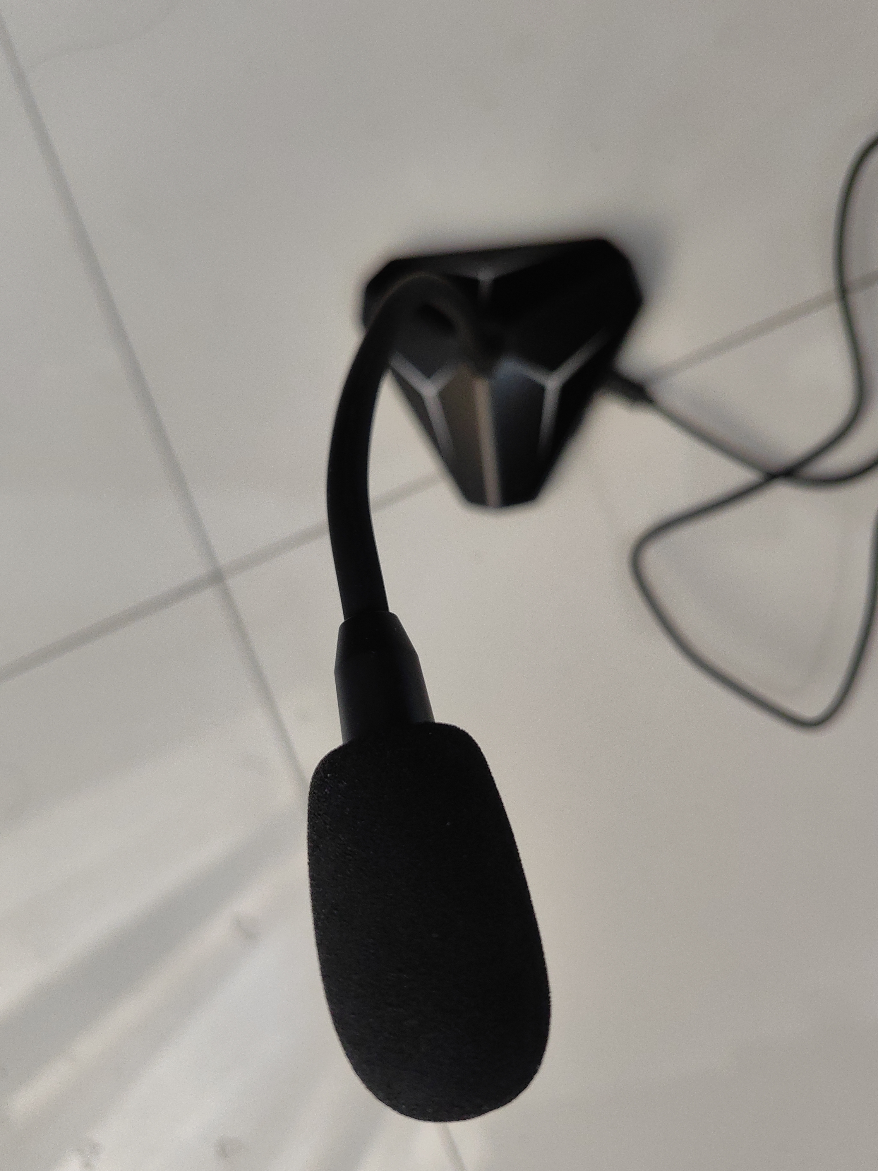 索爱（soaiy）MK61 USB有线电脑麦克风收音麦桌面话筒直播游戏电竞专用视频会议一键开关软管氛围彩灯自带音响 实拍图