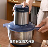 美的（Midea）绞肉机家用京东自营不锈钢电动双钛刀绞肉绞菜馅机多功能打肉料理打蒜器一体机2L JC14B 实拍图