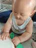 贝瑞加（Babyprints）儿童背心2件装男女宝宝夏季无袖打底衫纯棉坎肩吊带上衣 绿80 实拍图
