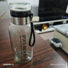 【送杯套】大容量加厚玻璃杯子便携杯茶水分离带杯套泡茶水杯 透明 1000ml吨吨桶 1只装 实拍图